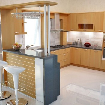 Tủ bếp có quầy bar TB652-001