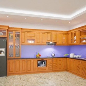 Tủ bếp có quầy bar TB65