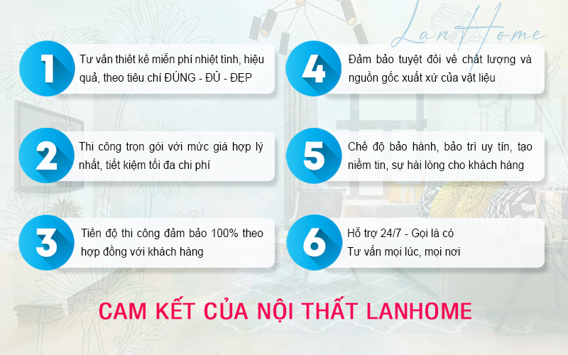 Cam kết của nội thất LanHome